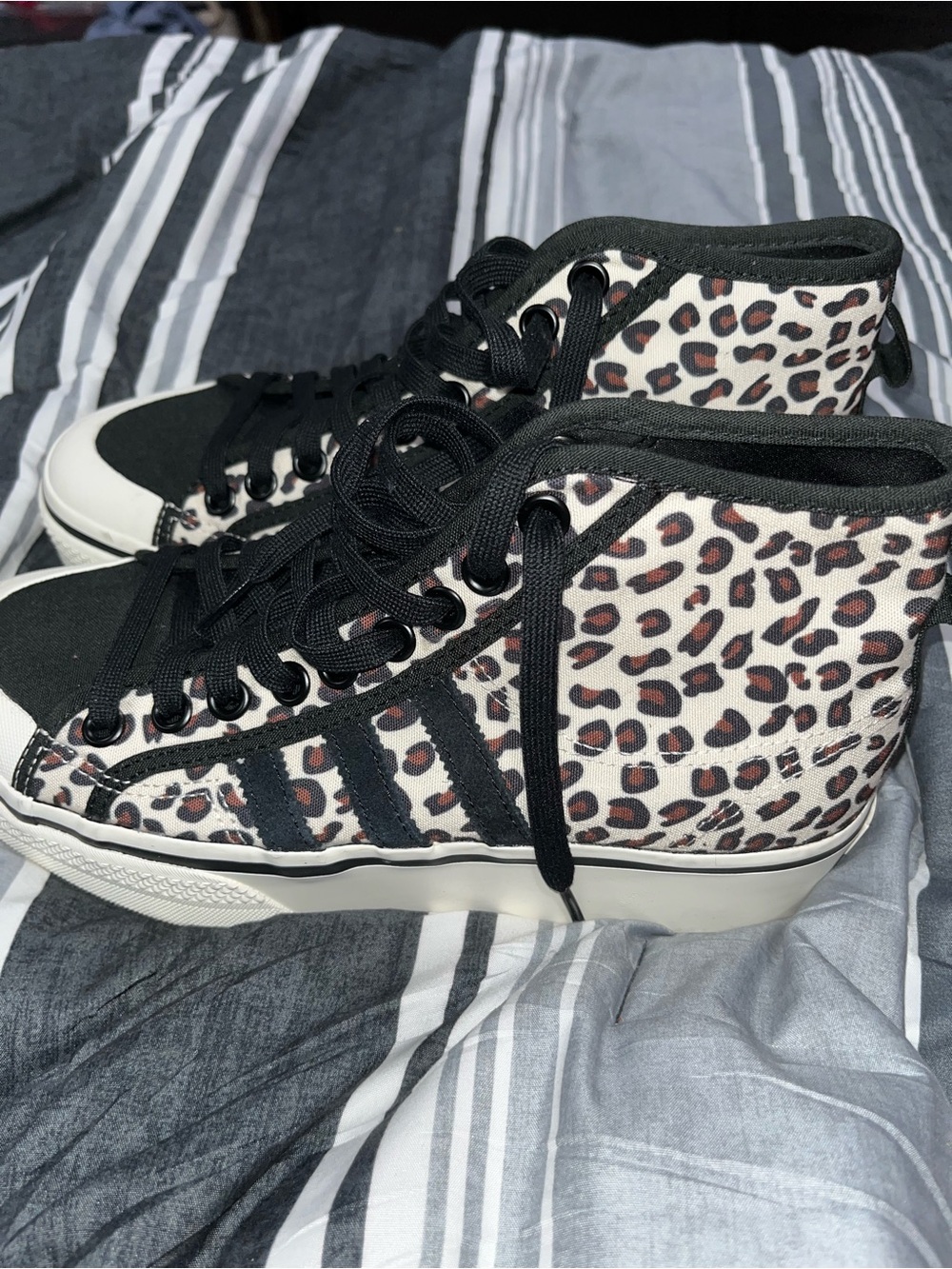 Adidas Nizza Platform Mid Womens Shoes Size 8.5 Color: Cloud White/Core
